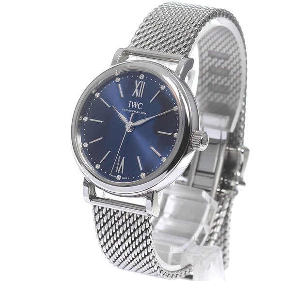 IWC SCHAFFHAUSEN Portofino Automatic 34 IW357404 12P diamond Boy's Watch_832069 - Picture 1 of 7